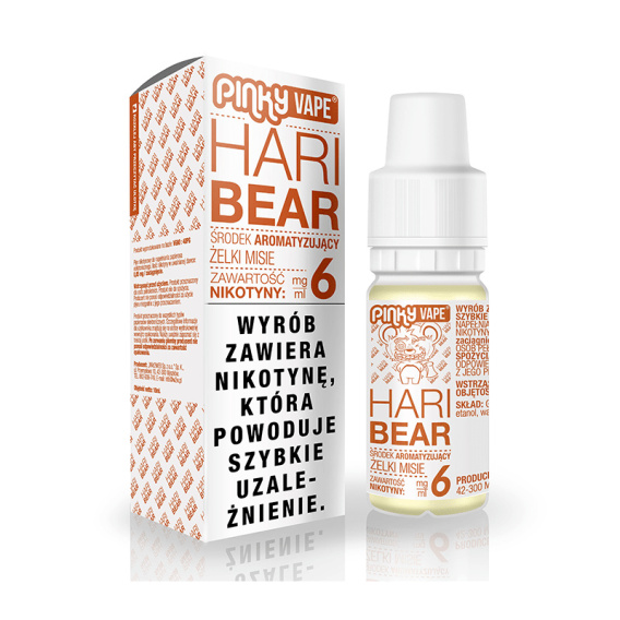 Liquid Pinky Vape Hari Bear 6mg 10ml E LIQ